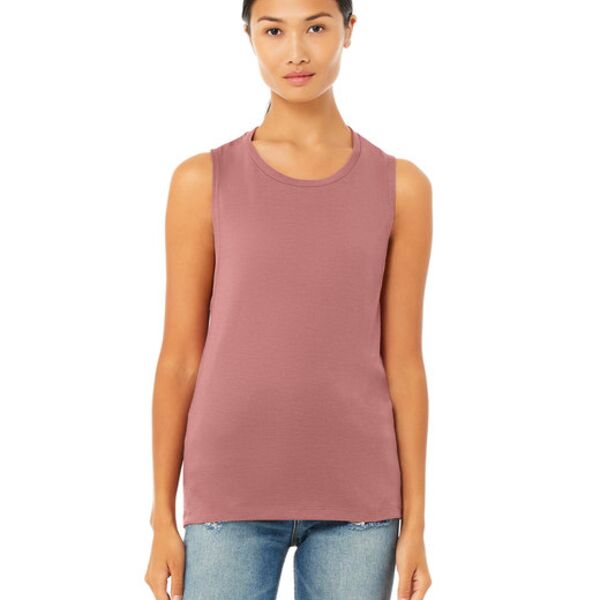 Ladies' Flowy Scoop Muscle Tank Thumbnail