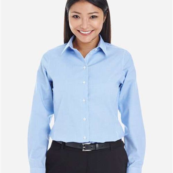 Women's Crown Collection® Royal Dobby Woven Dress Shirt Thumbnail