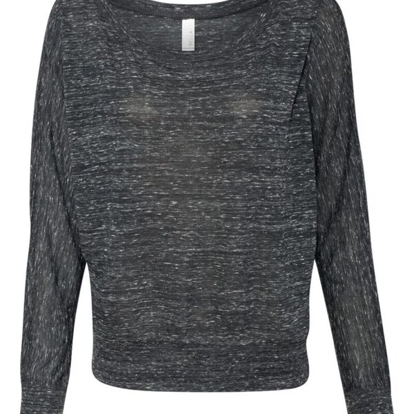 Women’s Flowy Off Shoulder Long Sleeve Tee Thumbnail