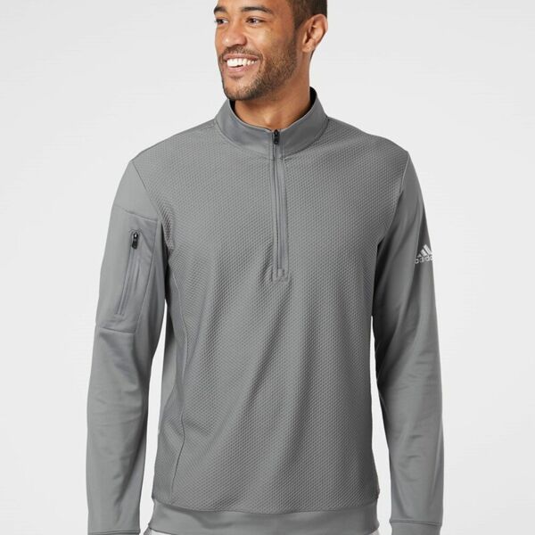 Performance Textured Quarter-Zip Pullover Thumbnail